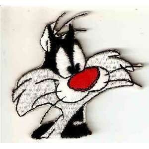  Sylvester the Cat in Looney Tunes Embroidered Iron On 