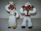 Pair Occupied Japan Figurine Swami Arabian Genie Couple
