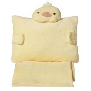  NOJO Pillow Buddie Pillow & Blanket Gift Set Ducky/Yellow 
