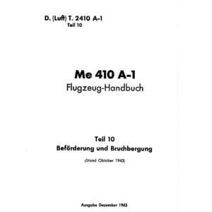  Messerschmitt Me 410 A 1 Aircraft General Manual   Teil 10 