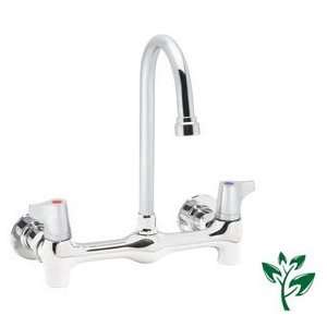   12 Tubular Swing Spout Rigid Or Swivel Faucet With Wing Handles, Poli