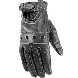  River Road Womens Swindle Distressed Black Gloves   X 