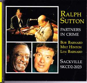 Ralph Sutton  Partners in Crime CD near mint RARE  
