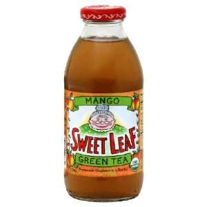 Sweet Leaf Tea Mango Green Tea, 16 Ounce (Pack of 12)