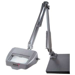 Thomas 3357 2X Magnifier Lamp with 60 W Incandescent Bulb, 4 x 2 1/2 