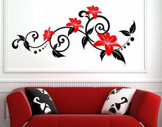 Ƹ̵̡Ӝ̵̨̄Ʒ ✿●•· Summer Flowers   Wall Decorative Sticker 