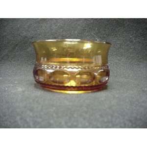 THIS PATTERN NOT ON SALE COLOR CROWN (AMBER DARK) COLONY WATER GOBLET 