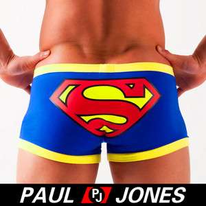 Mens Superman Cartoon Underwear Boxer Brief Shorts  