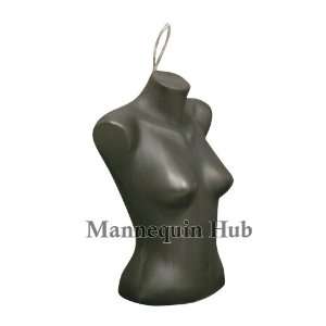   Torso Dress Form Mannequin Display Bust Black Color With Hanging Loop