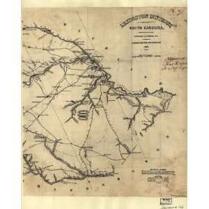   Carolina / surveyed by M. Coate, 1820 ; improved for Mills atlas