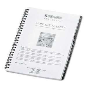  Executive Recycled Monthly Planner Refill, 6 7/8 x 8 3/4 