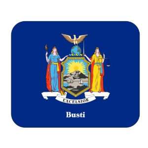  US State Flag   Busti, New York (NY) Mouse Pad Everything 