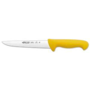   180 mm 2900 Range Butcher Narrow Blade Knife, Yellow