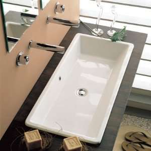 Scarabeo Built In or Supported Ceramic Washbasin with Overflow 803346