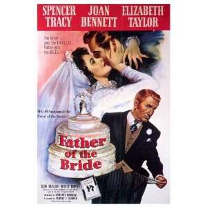  Father of the Bride (1950) 27 x 40 Movie Poster Style A 