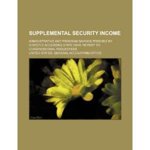  Supplemental security income administrative and program 