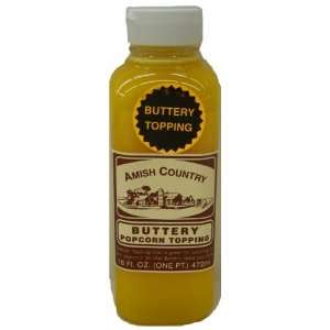 Buttery Popcorn Topping   16 Oz Bottle   Qty 2  Grocery 