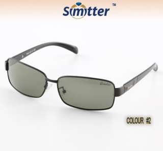 Simitter Fashion Mens Polarized Sunglasses Metal Frame  