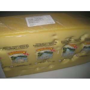 Swiss Emmentaler Center Cuts by Le Superbe 15 lb  Grocery 