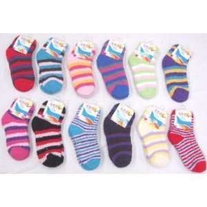  Kids Fuzzy Ankle Socks Case Pack 120 