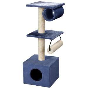 Tri Level Rest Stop Cat Gym  Color BLUE 