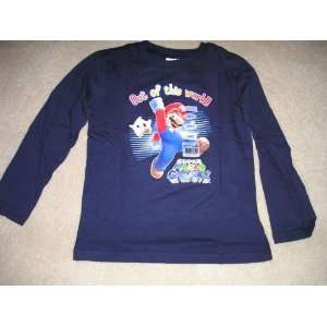   Mario Brothers T Shirt/Long Sleeve/Childrens Shirt/Super Mario Galaxy