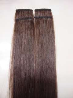 18 Clip in 100% Human Hair Extensions for Highlights / Streaks 4pcs 