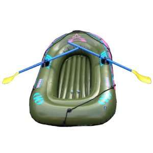 Suntour One to Two Person Military Green Tribal Inflatable Fishing 