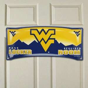   West Virginia Mountaineers Locker Room Sign