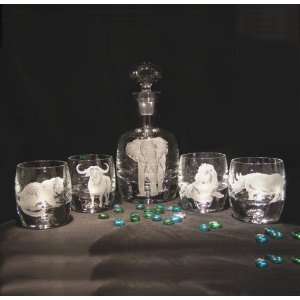 40 0z. Decanter & 12 oz. DOF Set (4) 