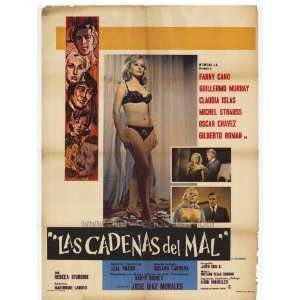 Cadenas del mal, Las Movie Poster (11 x 17 Inches   28cm x 44cm) (1970 