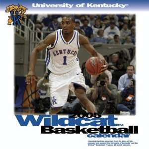  Kentucky Wildcats 2005 Basketball Wall Calendar Sports 