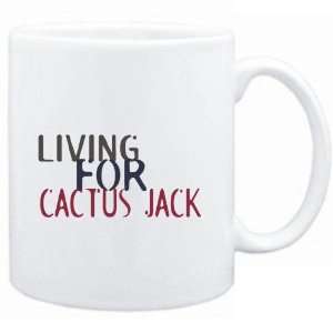 Mug White  living for Cactus Jack  Drinks  Sports 