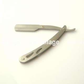 Straight Edge Stylist Razor Hair Shaving Set + 10 Blade  