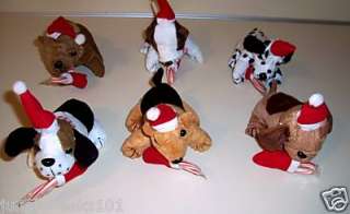 CHRISTMAS PLUSH PUPPY toys gift prize stocking stuffer  