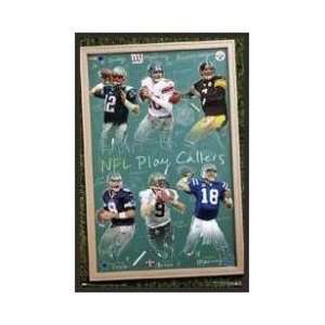  Nfl Play Callers Framed Poster