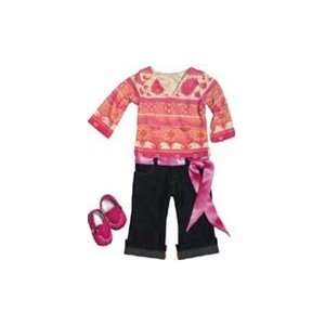  Toy Print Tunic and Crop American Girl doll clothes Jeans 