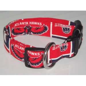  NBA Atlanta Hawks Basketball Dog Collar Red X Small 3/4 