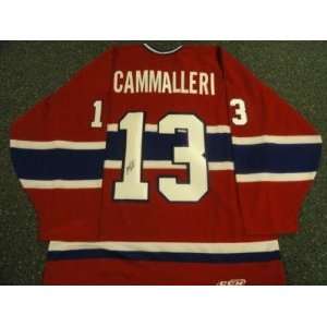 Mike Cammalleri Autographed Uniform   Montreal Canadiens   Autographed 