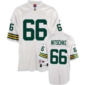  Men`s Green Bay Packers #66 Ray Nitschke Road Retired 