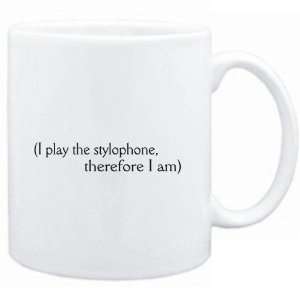  Mug White  i play the Stylophone, therefore I am 
