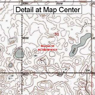  USGS Topographic Quadrangle Map   Noonan SE, North Dakota 