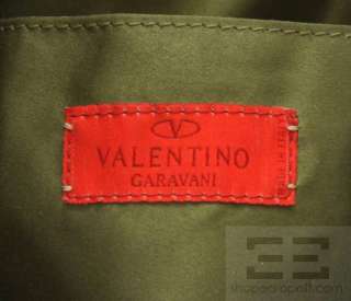 Valentino Natural Straw & Black Leather Tote Bag  
