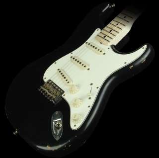 Fender Custom Shop 69 Stratocaster Relic Electric Guitar Black 