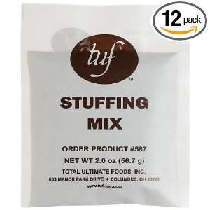 Total Ultimate Foods Stuffing Seasoning, 2 Ounce Units (Pack of 12)