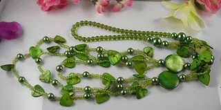 fashion multi strands seashell necklace/30  