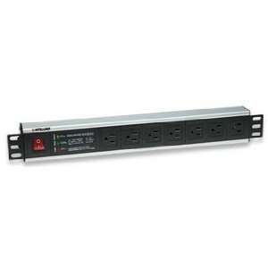  19 Rackmount 7 Way Power Strip with 10 ft. Cord & On/Off 