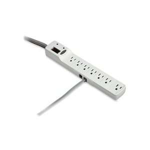 Fellowes Mfg. Co. Products   Surge Protector, 7 Outlets, 6 Cord, 1000 
