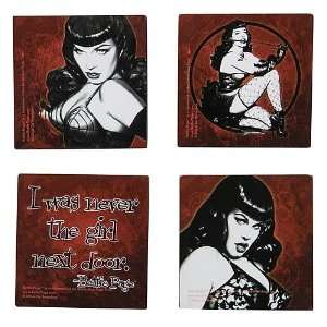 Bettie Page Magnet 4 Pack