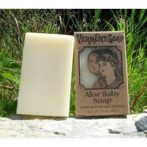  Vermont Soapworks Organic Aloe Baby Soap Beauty